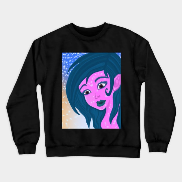 Celestial Being Crewneck Sweatshirt by falconcreative